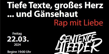 Sentence4Leeder: "Tiefe Texte, Großes Herz...und Gänsehaut"