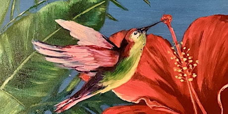 Hummingbird Spring Paint & Sip