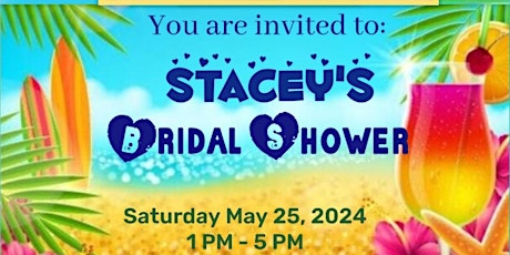 Stacey's Bridal Shower, RSVP by April 5, 2024