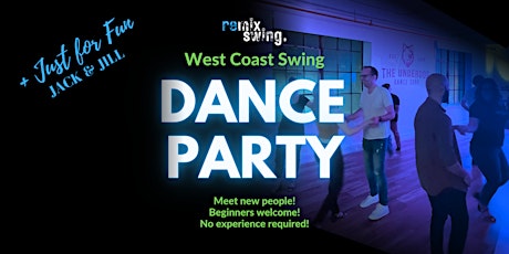 Imagen principal de West Coast Swing Dance Party (Beginners Welcome!)