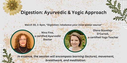 Hauptbild für Digestion: Ayurvedic and Yogic Approach