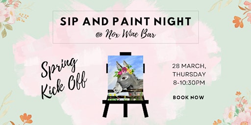 Sip and Paint Night - Spring Kick off  primärbild