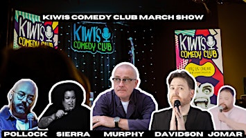 Primaire afbeelding van Kiwi's Comedy Club - March Easter Weekend Special!