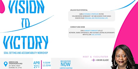 VISION TO VICTORY: Goal Setting and Accountability Workshop primary image