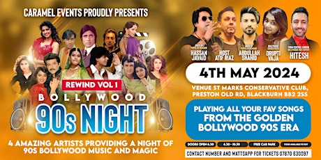 Rewind Vol 1 90s Bollywood Night