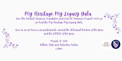 Imagem principal do evento My Heritage My Legacy Gala