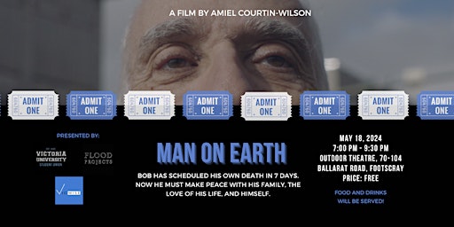 Imagen principal de "MAN ON EARTH" Movie Screening: VicWISE x VU Student Union
