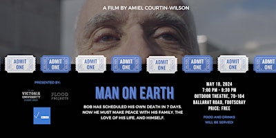 "MAN ON EARTH" Movie Screening: VicWISE x VU Student Union primary image