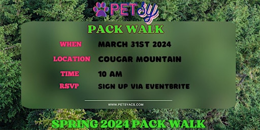 Imagem principal do evento PETSY PACK WALK