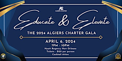 Imagen principal de 2024 Algiers Charter Gala