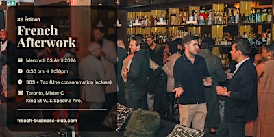 Imagem principal de French Afterwork #8 - Toronto / French Business Club