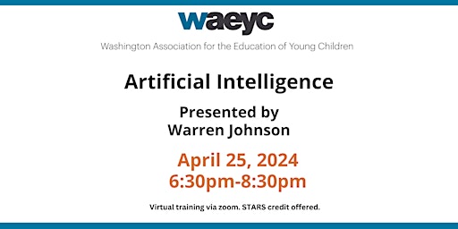 WAEYC Virtual Training: Artificial Intelligence primary image