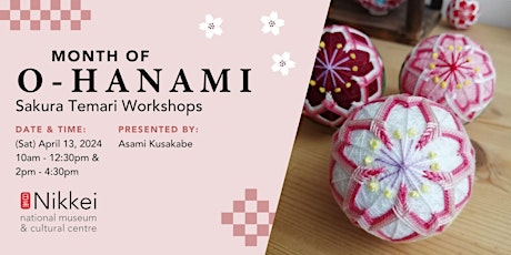 Imagen principal de Sakura Temari Workshops - Month of O-Hanami