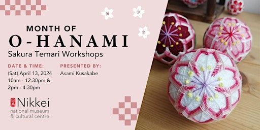 Image principale de Sakura Temari Workshops - Month of O-Hanami