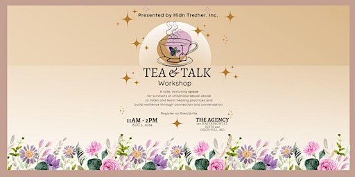 Tea & Talk: Rise and Thrive Survivors of Childhood Sexual Abuse primary image