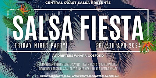 Hauptbild für Salsa Fiesta at Drifter's Wharf | Friday 5th April