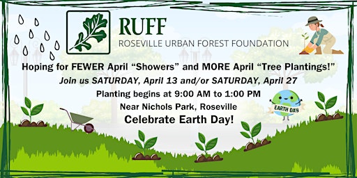 Hauptbild für RUFF plans for LESS April Showers and MORE April Native Tree Plantings!