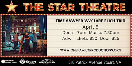 Time Sawyer with Clare Elich Trio primary image