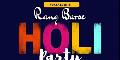 Holi Event Rang-Barse primary image