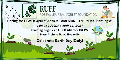 Imagen principal de RUFF Native Tree Planting: TUESDAY, April 16  10:00am - 2:00pm