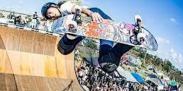 The skateboarding competition event was extremely exciting  primärbild