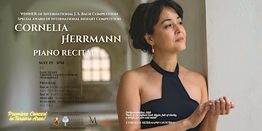 Immagine principale di Winner of International Bach Competition - Cornelia Herrmann Piano Recital 