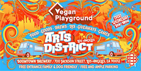 Vegan Playground LA Arts District - Boomtown Brewery - March 6,  2024 primary image