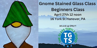 Imagem principal do evento Gnome Stained Glass Class Beginner Class