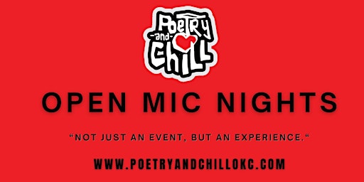 PoetryAndChill Open Mic Night primary image