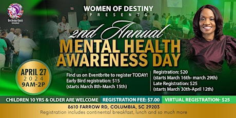 2nd Annual Mental Health Awareness day