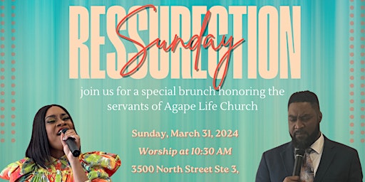 Agape Life Church Resurrection Brunch primary image