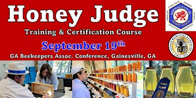 Primaire afbeelding van Honey Judge Training & Certification, GEORGIA (Levels 1-3)