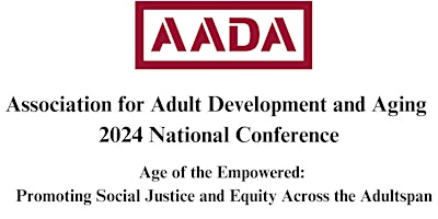 Association for Adult Development and Aging 2024 National Conference primary image