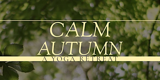 Imagem principal do evento CALM AUTUMN - A YOGA RETREAT