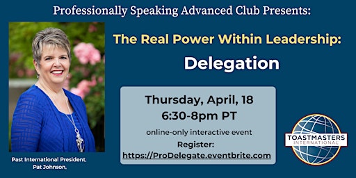 Imagen principal de The Real Power Within Leadership: Delegation