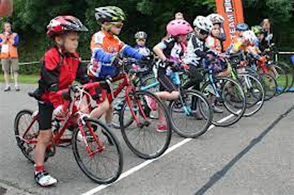 The cycling competition event for children was extremely exciting