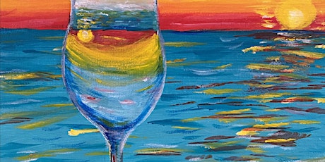 Hervey Bay Paint and Sip- Sipping on K'Gari