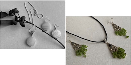 Gemstone Jewellery workshop: make an earrings and pendant set with Galina