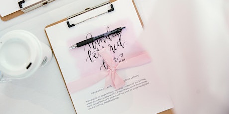 Beginner Calligraphy Workshop with Hand Lettered Love by Bev primary image