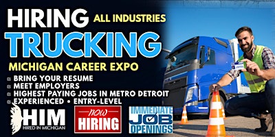 Immagine principale di Detroit Truck Driver Job Fair 2024 