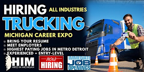 Imagen principal de Detroit Truck Driver Job Fair 2024