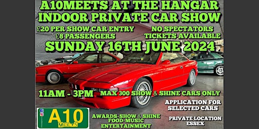 A10MEETS INDOOR CAR SHOW AT THE HANGAR primary image