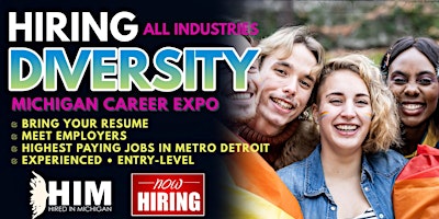 Hauptbild für Michigan Diverse Job Fair 2024