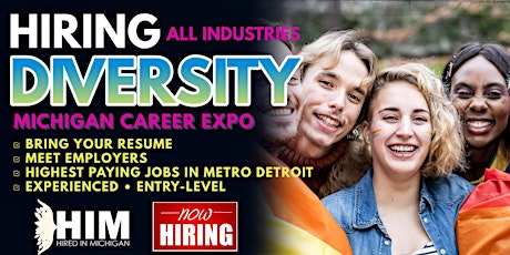 Image principale de Michigan Diversity and Inclusion Job Fair 2024