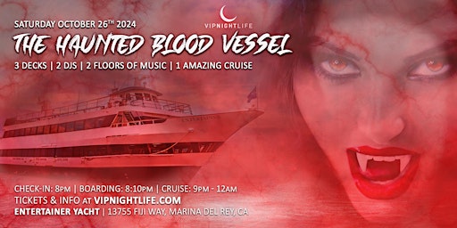 Marina Del Rey Halloween Haunted Blood Vessel Cruise primary image