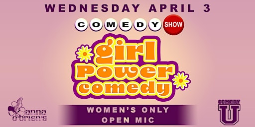 Comedy U Wednesdays At Anna O'Brien's primary image