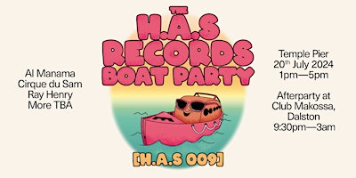 The H.A.S Records Boat Party 2024  primärbild