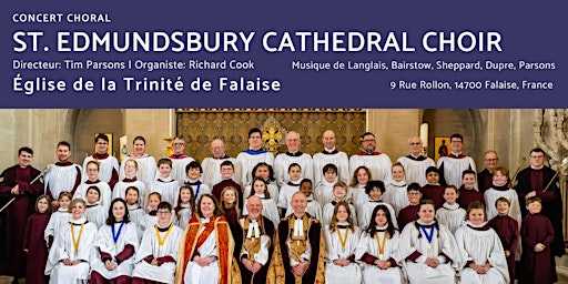 Primaire afbeelding van Concert du Choeur  St. Edmundsbury UK - Entrée Libre !!