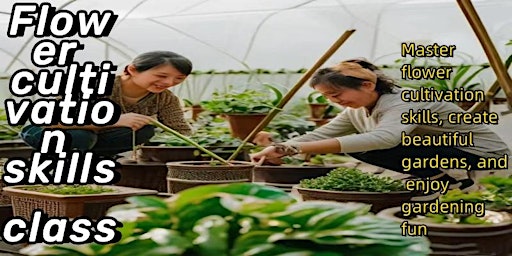 Image principale de Flower cultivation skills class
