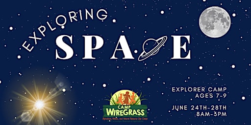 Imagem principal do evento Camp Wiregrass: Exploring Space (Ages 7-9)